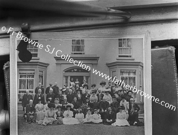 (COPY NEGATIVE) WEDDING GROUP FOR REV.C.DOYLE S.J. INCLUDING REV WILLIE DOYLE,S.J. (CHAPLAIN OF THE IRISH GUARDS)